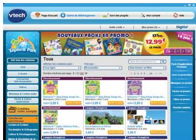 VTECH KidiCom Advance 3.0 noir - Explor@ Park - 1