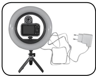 VTECH Kidizoom Vidéo Studio Pro - Installation avec le trépied et l'anneau lumineux - 3