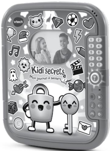 VTECH KidiSecrets - Mon journal à secrets bleu - KidiSecrets Mon journal à secrets - 1