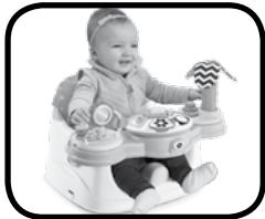 VTECH Siège-rehausseur interactif 5 en 1 - Siège évolutif 5 en 1 - 1