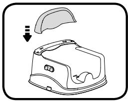 VTECH Siège-rehausseur interactif 5 en 1 - Dossier - 1