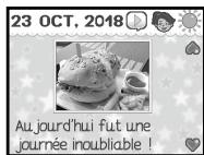 VTECH KidiSecrets Selfie Music noir - journal intime électronique - Relire une page - 1