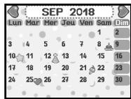VTECH KidiSecrets Selfie Music noir - journal intime électronique - Sélectionne une date - 1