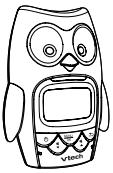 VTECH Babyphone Hibou Family - BM2301 - Ecoute-bébé audio - Contenu de la boîte - 1
