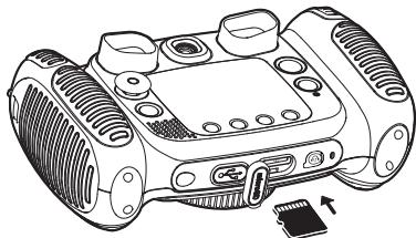VTECH Kidizoom duo 5.0 rose - MISE EN PLACE DE LA CARTE MÉMOIRE - 1