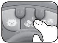 VTECH Ma poussette 3 en 1 interactive - Touches de PIANO chiffre/animal - 1