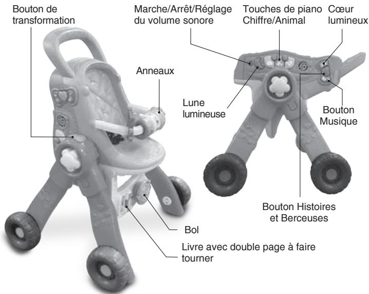 VTECH Ma poussette 3 en 1 interactive - Ma pousette 3 en 1 interactive - 2