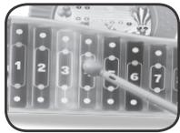VTECH Xylo-Tambourin lumi magique - Touches lumineuses et baguette - 1