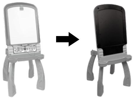 VTECH Magi Chevalet Interactif 3 en 1 - TRANSFORMER LE TABLEAU BLANC EN TABLEAU NOIR - 1