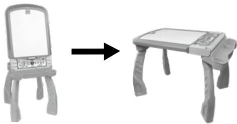 VTECH Magi Chevalet Interactif 3 en 1 - TRANSFORMER LE CHEVALET EN TABLE DE DESSIN - 1