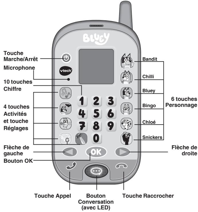 VTECH Le smartphone interactif de Bluey - Le SMARTPHONE INTERACTIF DE BLUEY - 3