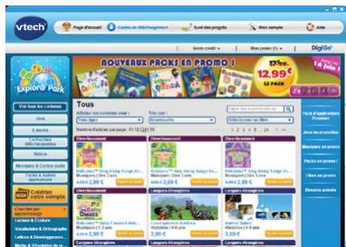 VTECH KidiCom Advance 3.0 blanc/rose - Explor@ Park - 1