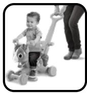 VTECH Joey, mon porteur trotti-magique (5 en 1) - Balade avec canne parentale (dès 18 mois) - 1