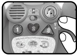VTECH Joey, mon porteur trotti-magique (5 en 1) - Curseur Reglage du volume sonore - 1