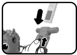 VTECH Joey, mon porteur trotti-magique (5 en 1) - Instructions de verrouillage/ déverrouillage de la selle, des roues et de la canne parentale - 4