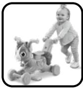 VTECH Joey, mon porteur trotti-magique (5 en 1) - Trotteur (dès 12 mois) - 1