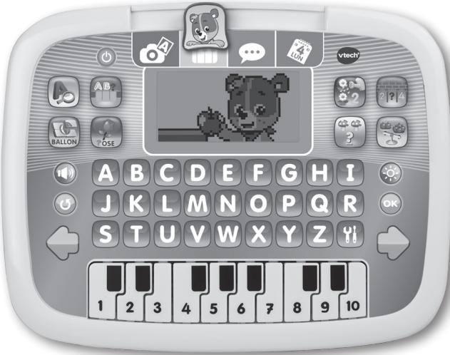 VTECH Tablette P'tit Genius Kid noire - Tablette P'tit Genius Kid - 1