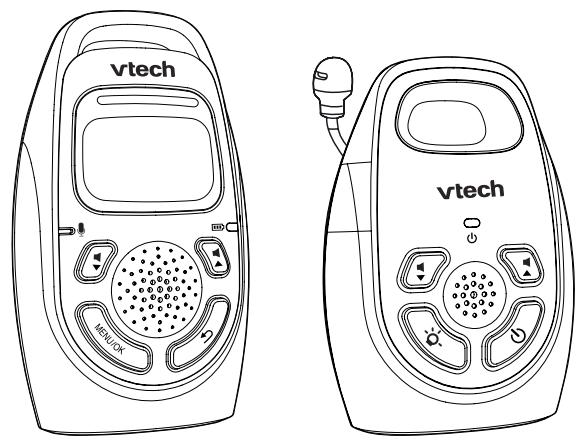 VTECH Babyphone bébé BM2110 - Ecoute-bébé audio - 1