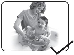 VTECH Super siège de bain interactif 2 en 1 - CONSEILS DE SECURITE - 2