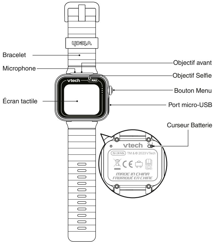 VTECH KidiZoom Smartwatch MAX - noire - INTRODUCTION - 1