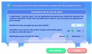 VTECH Tablette enfant STORIO MAX 2.0 5' bleue - Paramètres "Mes vœux" - 2