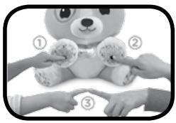 VTECH Nougat, mon ami pattes magiques - Capeurs des pattes magiques - 3
