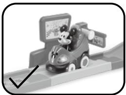 VTECH Magi-voiture télécommandée de Mickey - Boutons directionnels Avant/Arrière - 1