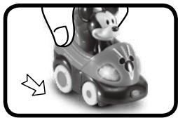 VTECH Magi-voiture télécommandée de Mickey - Mode « roues libres » - 3