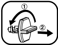 VTECH Baladeur magic light rose - Pour retirer l'attache de la boîte : - 1