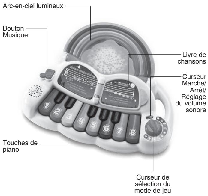 VTECH Piano arc en ciel Lumi magique - piano pour bébé - INTRODUCTION - 1