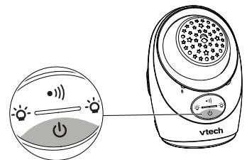 VTECH Babyphone Magic Light - BM1212 - Babyphone audio - ALLUMER/ÉTEINDRE LE BABYPHONE - 2