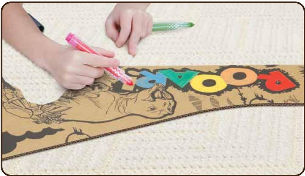VTECH Car-Board Racers - Dino Adventure - COLORIER LES PISTES CARTONNÉES - 1
