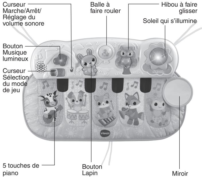 VTECH Tap Tap piano des Baby loulous - 1