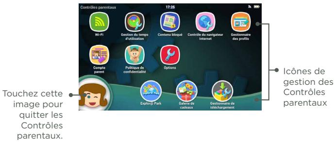 VTECH Tablette STORIO MAX XL 2.0 bleue - Contrôles parentaux - 1