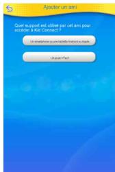 VTECH Tablette STORIO MAX XL 2.0 bleue - Envoyer une invitation pour ajouter un contact - 1