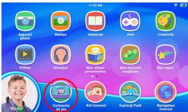 VTECH Tablette STORIO MAX XL 2.0 bleue - Utiliser une cartouche de jeu avec Storio® MAX XL 2.0 - 1