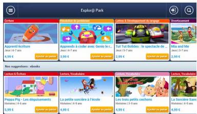 VTECH Tablette STORIO MAX XL 2.0 bleue - Plus de 2000 contenus accessibles avec l'Explor@ Park - 1