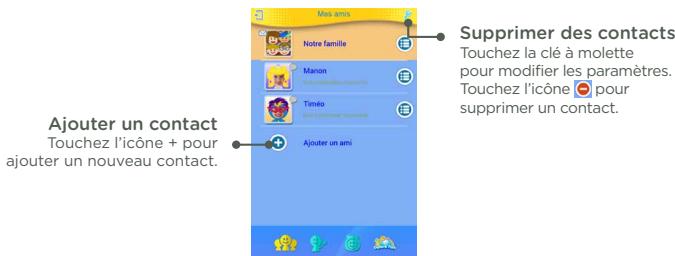 VTECH Tablette STORIO MAX XL 2.0 rose - Gérer les contacts depuis une application smartphone (contacts de l'utilisateur adulte) - 1