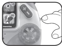 VTECH Baby console des découvertes - Curseur Marche/Arrêt/Réglage du volume sonore - 1
