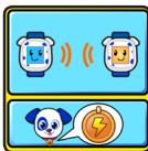 VTECH KidiWatch - bleu - Jeux de connexion à 2 - 6