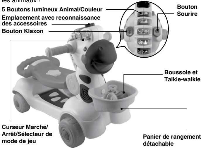 VTECH Trotinette parlante Trottino mon zèbre rigolo - INTRODUCTION - 1