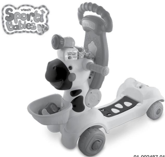 VTECH Trotinette parlante Trottino mon zèbre rigolo - Trottino mon zèbre rigolo - 1