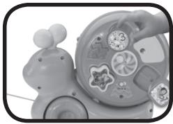 VTECH Rouli-escargot maxi découvertes - 3 blocs formes - 1