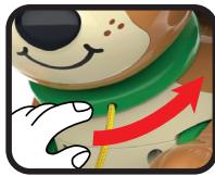 VTECH Elton, mon rouli xylophone - Collier rotatif - 4