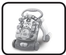 VTECH Super Trotteur parlant 2 en 1 rose - Détector de mouvement - 2
