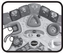 VTECH Super Trotteur parlant 2 en 1 rose - Boutons formes et trieurs de formes lumineux - 1