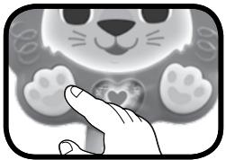 VTECH Hochet miroir lumi lion - Boutons Pattes - 1