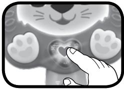 VTECH Hochet miroir lumi lion - Bouton Cœur lumineux - 1
