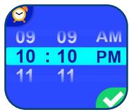 VTECH KidiZoom Smartwatch MAX rose - Pour changer l'heure de l'alarme : - 3