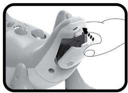 VTECH Zébulon, mon compagnon glouton - Comment ouvrir et fermer la porte du compartment - 2